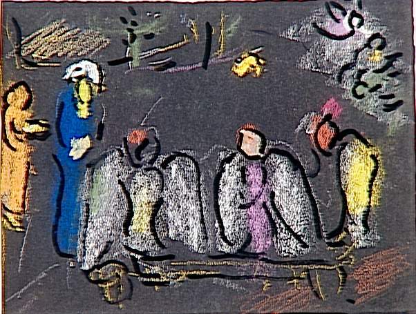 Abraham and three Angels (1964).