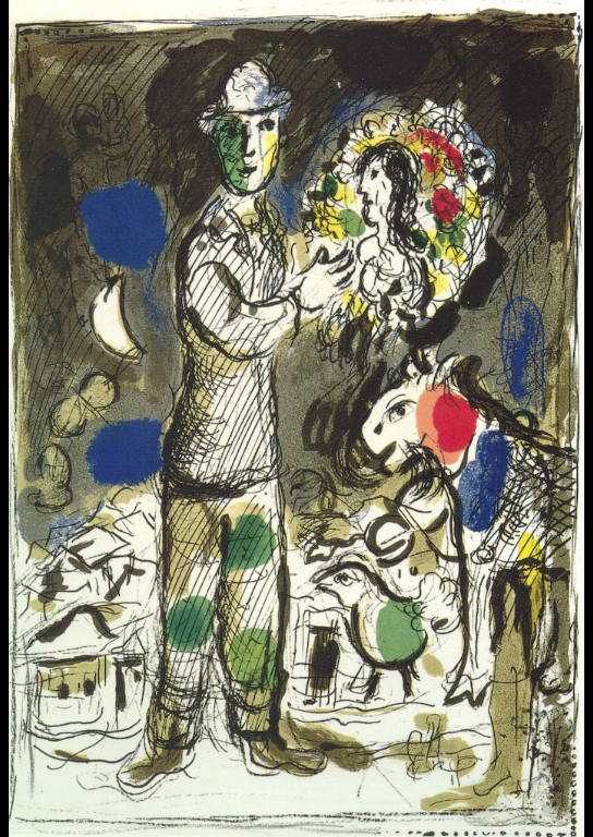 Peasant with bouquet (1968).