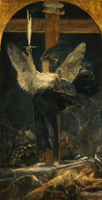 Archangel, study for the Foundation of Faith (1895).
