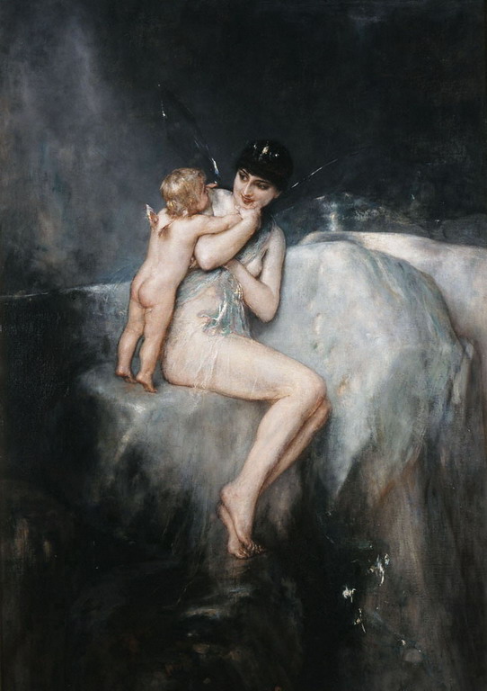 Nymth and Cupid (1897).