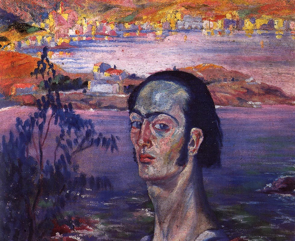 Self-Portrait with Raphaelesque Neck (1922).