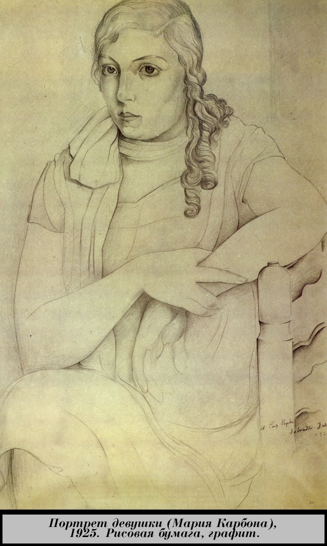 Portrait of Maria Carbona (1925).