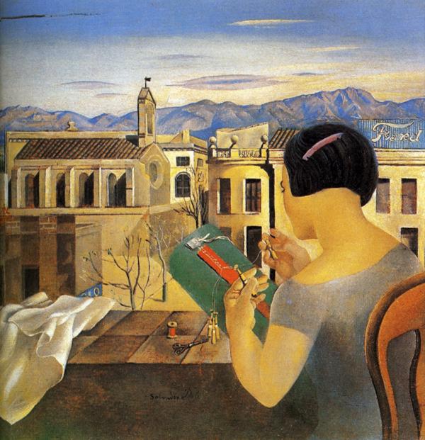 Woman at the Window in Figueras (1926).
