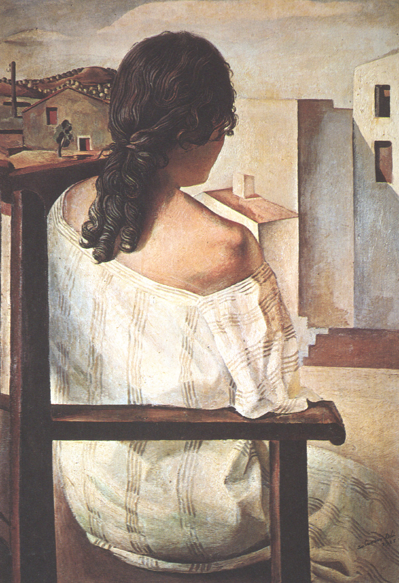 Seated Girl Seen from the Back (1928).