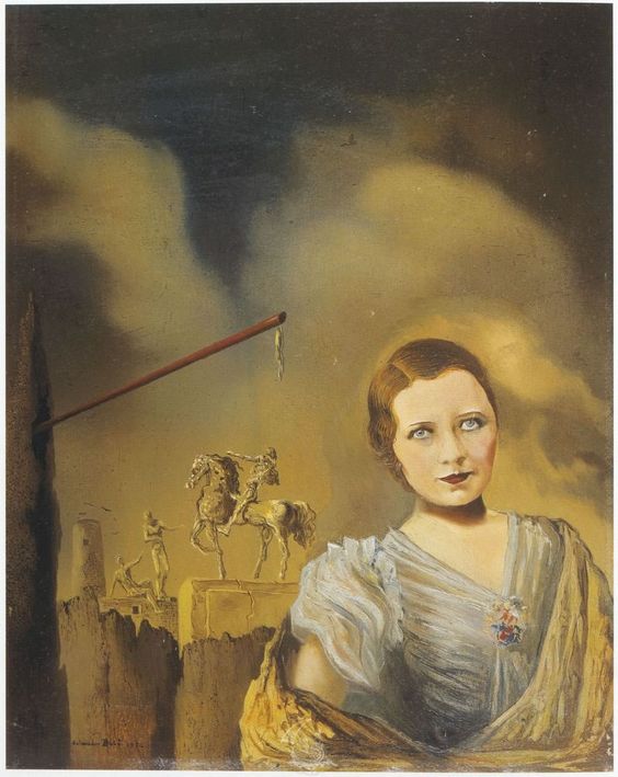Portrait of Dali Carisse Crosby(1934) (1934).
