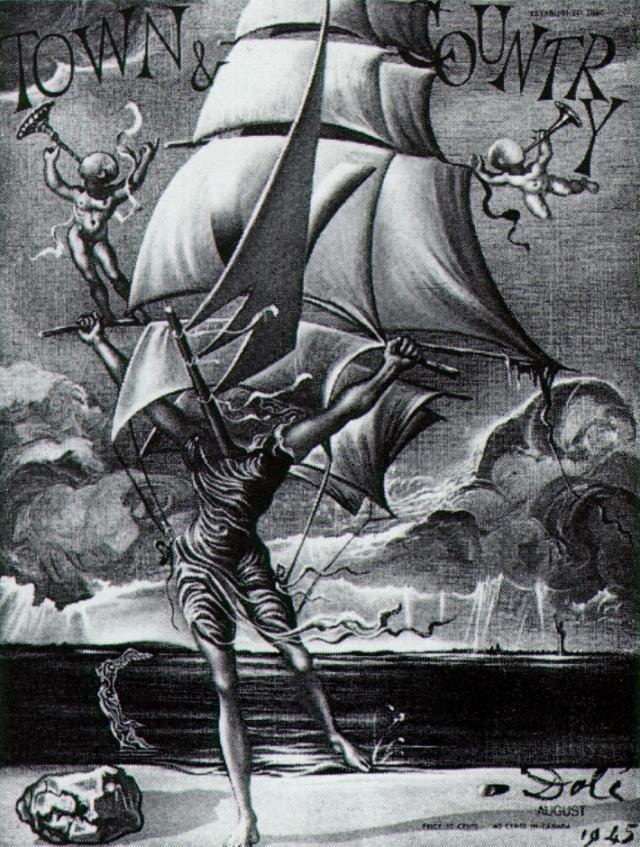 Victory (Woman Metamorphosing Into A Boat With Angels) (1945).
