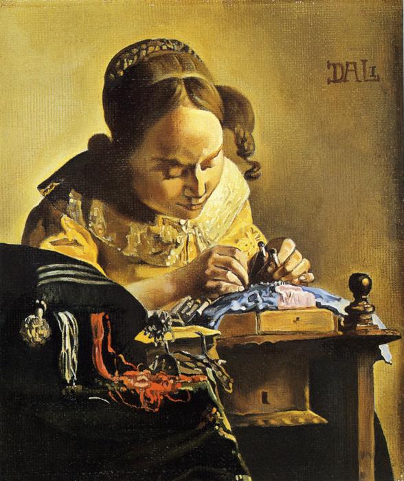 The Lacemaker (after Vermeer) (1955).