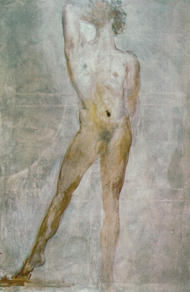 Study of a Male Nude - Saint Sebastian (1969).