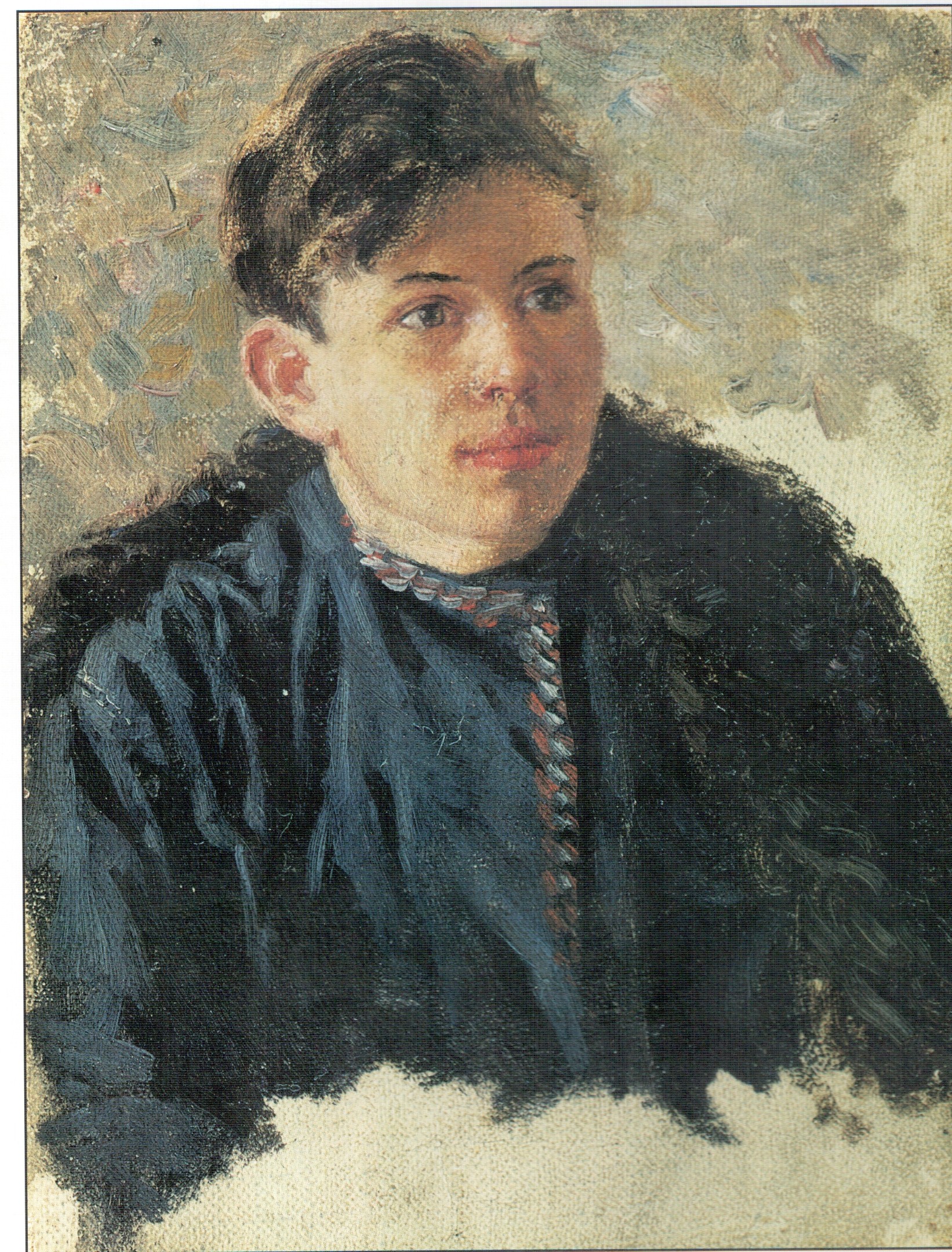 Portrait of young Leonid Chernyshev (1890).