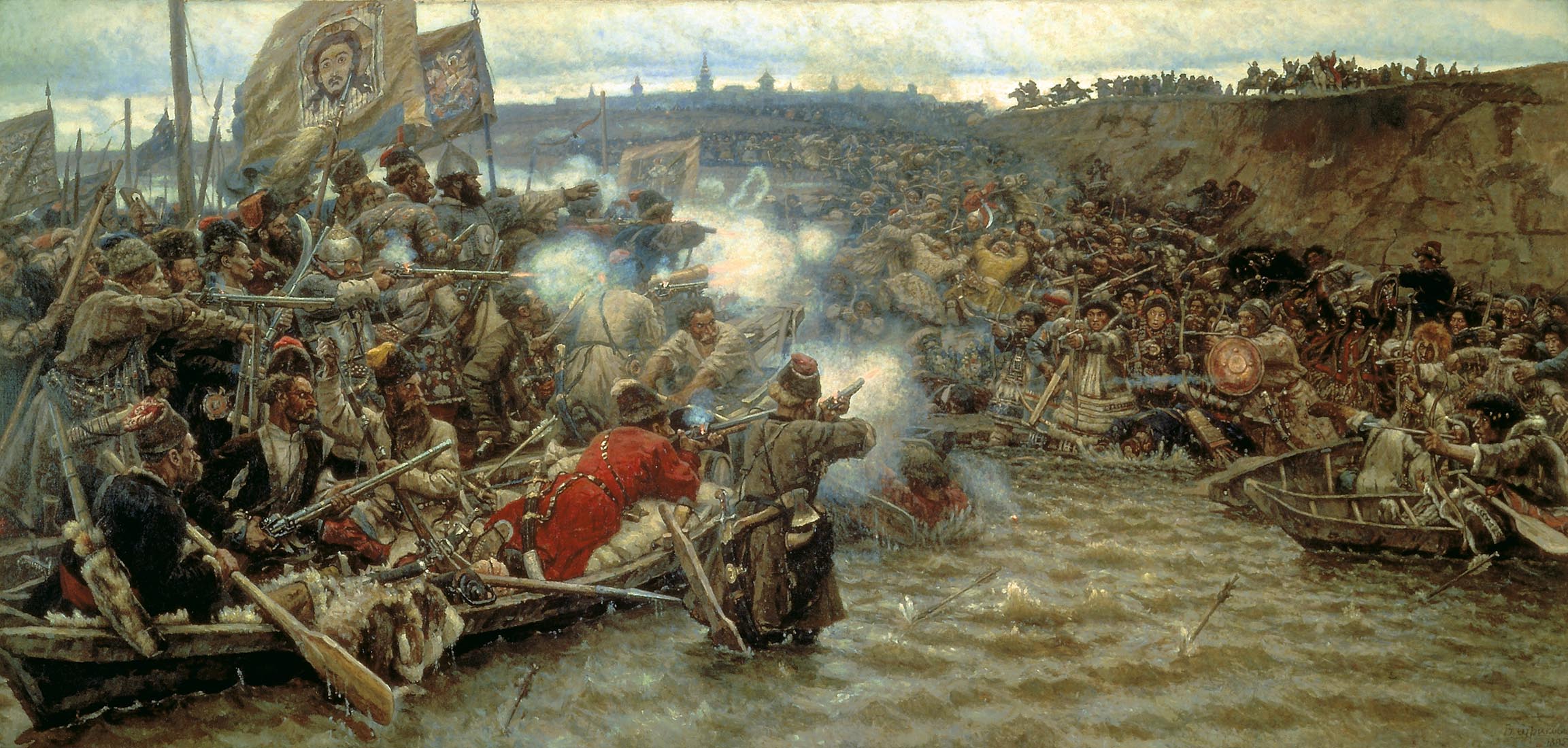 Yermak's conquest of Siberia (1895).