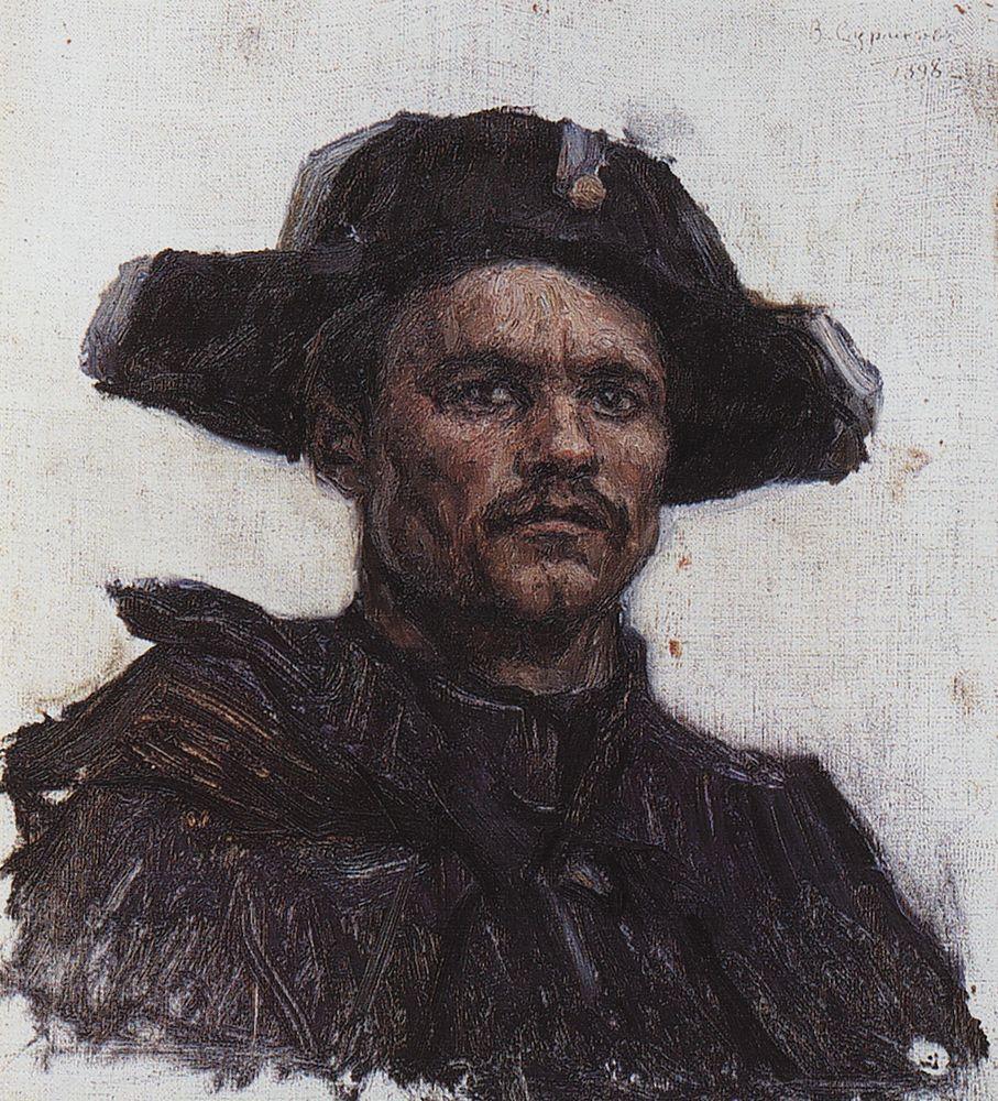 The head of soldier-drummer (1898).
