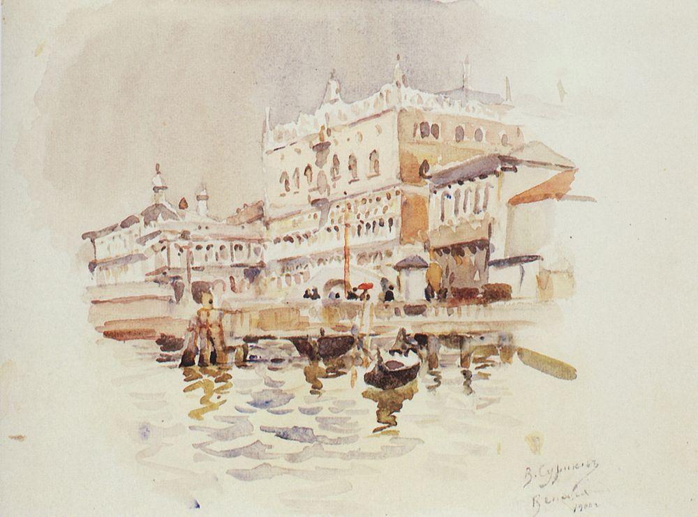 Venice. Doge's Palace. (1900).
