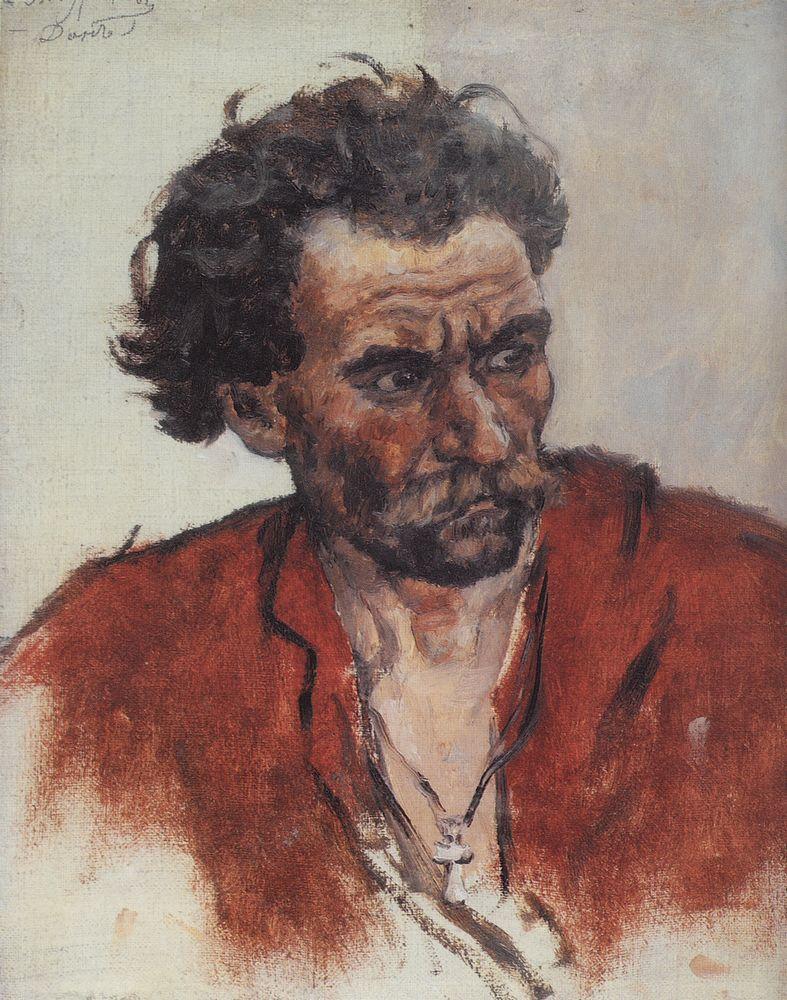 Cossack with red shirt (1901).