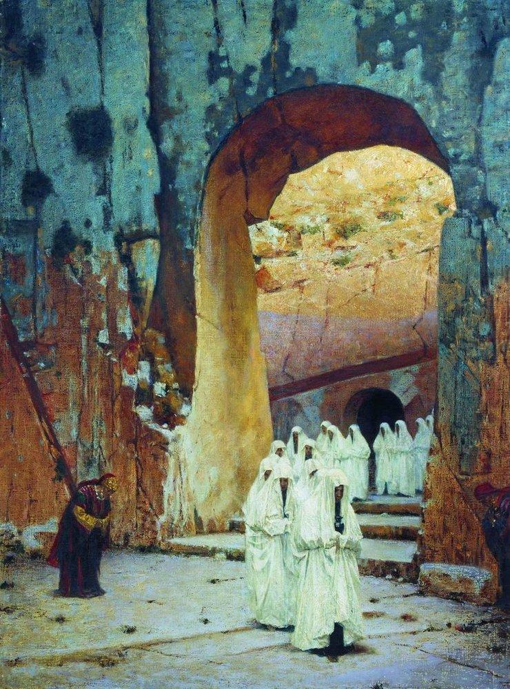 In Jerusalem. Royal tombs (1885).