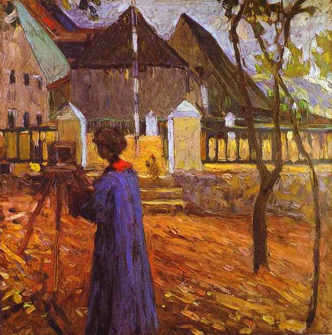Gabriele Munter painting (1903).