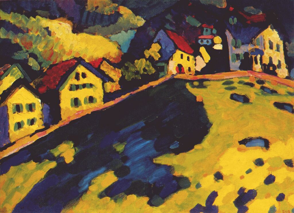 Houses at Murnau (1909).