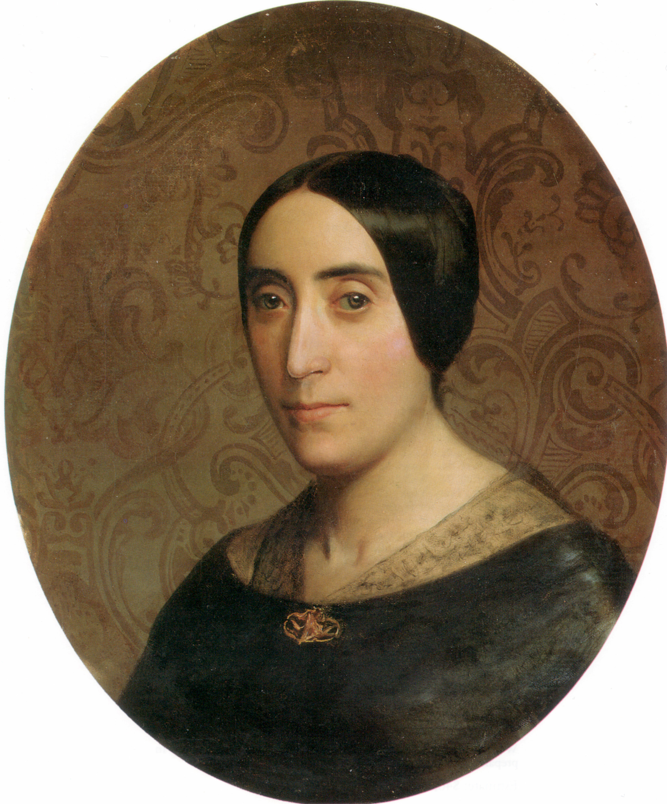 A Portrait of Amelina Dufaud (1850).