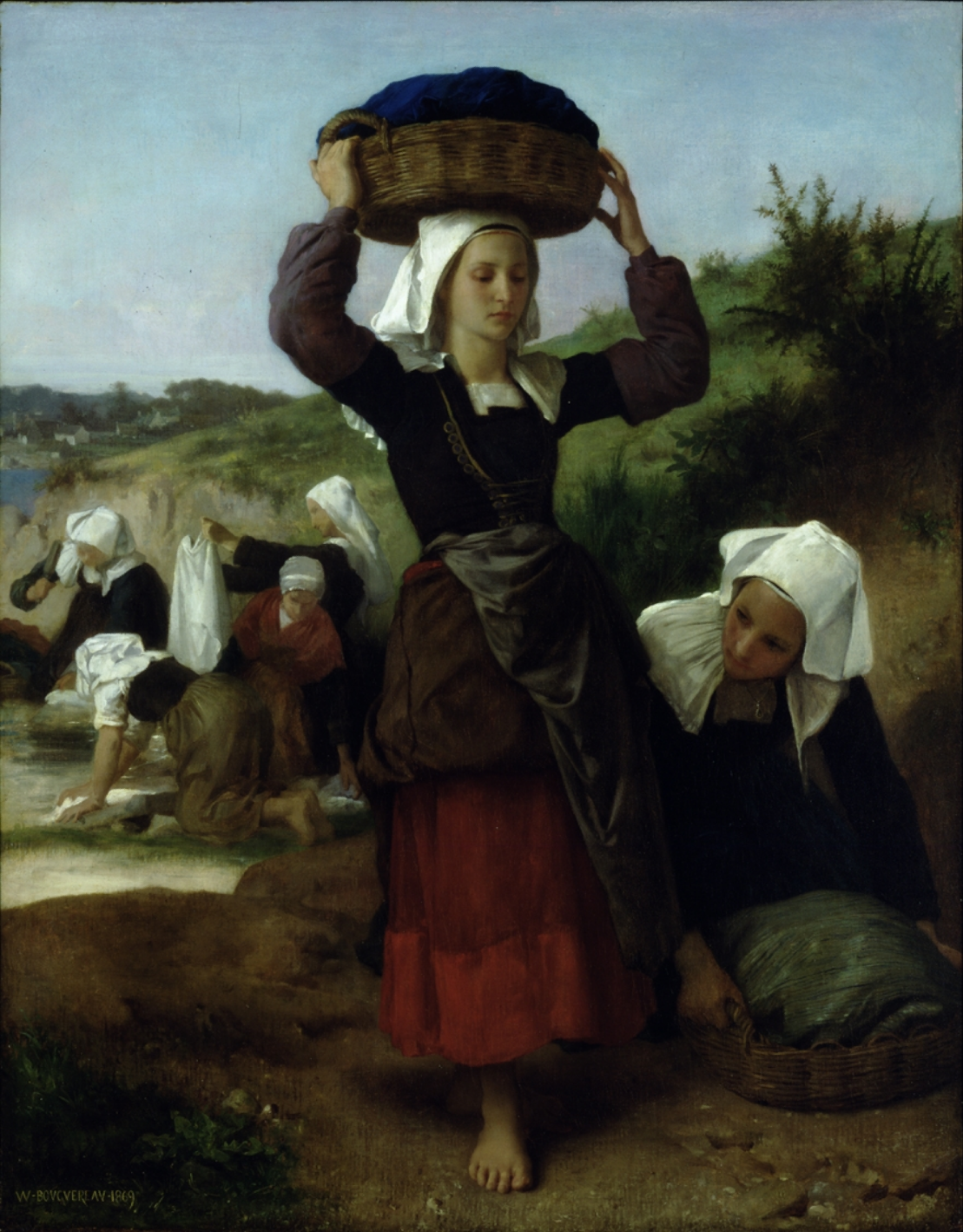 Washerwomen of Fouesnant (1869).