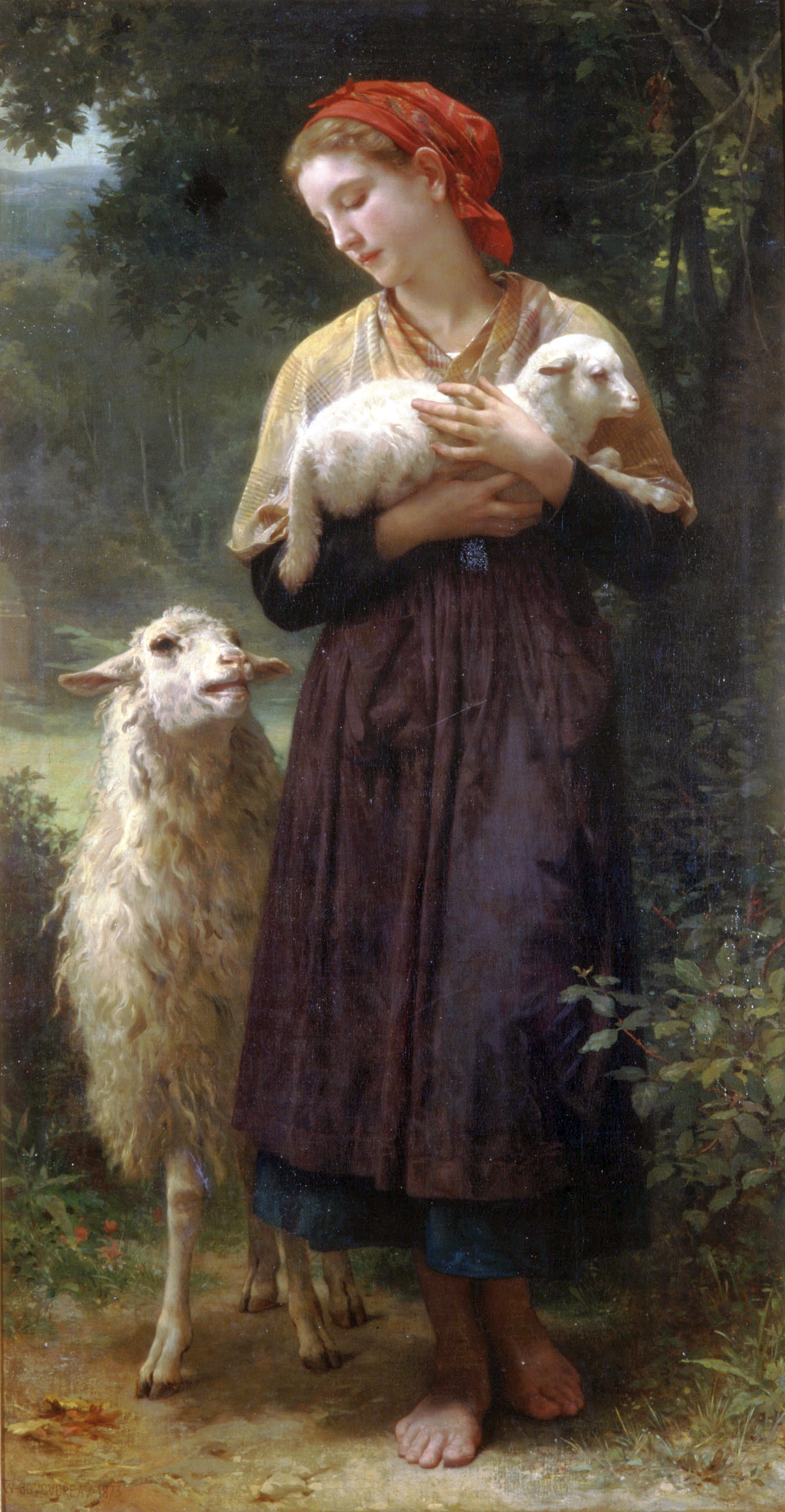 The Shepherdess (1873).