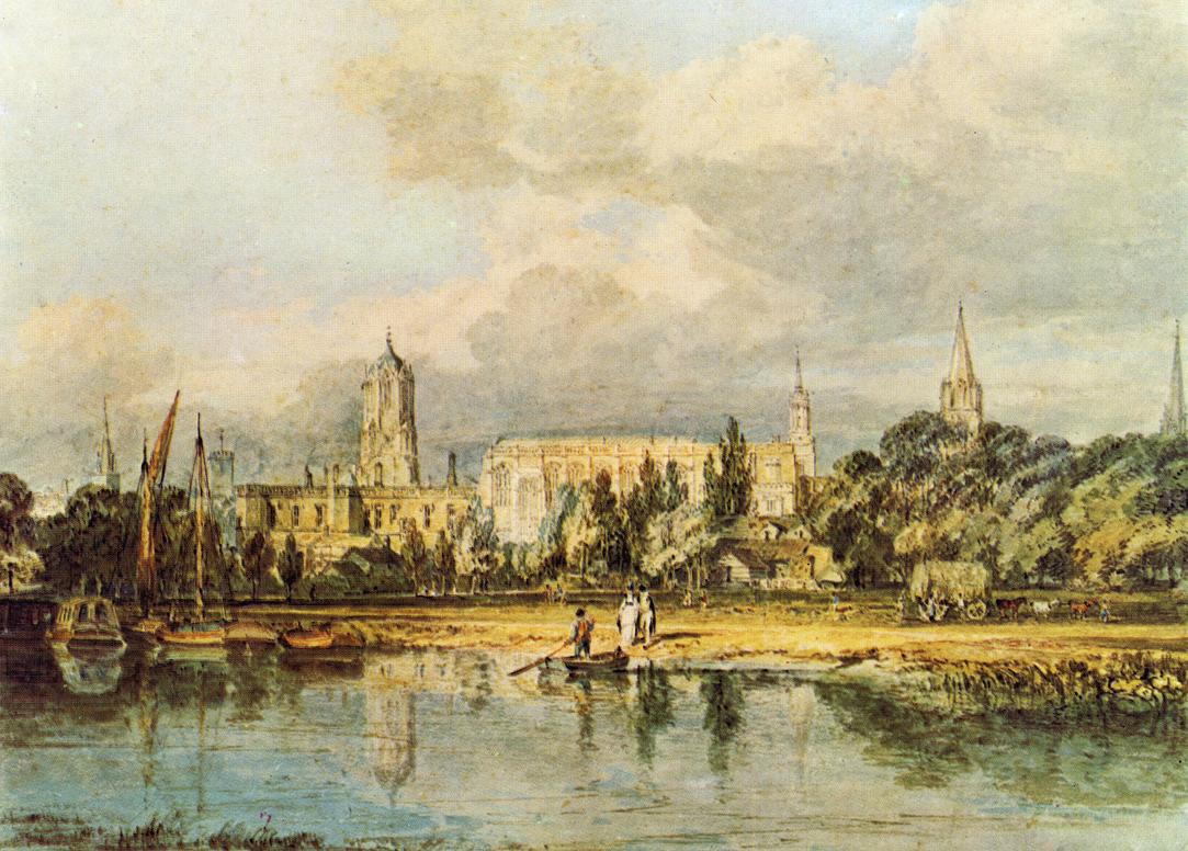 South View of Christ Church, from the Meadows (1799).