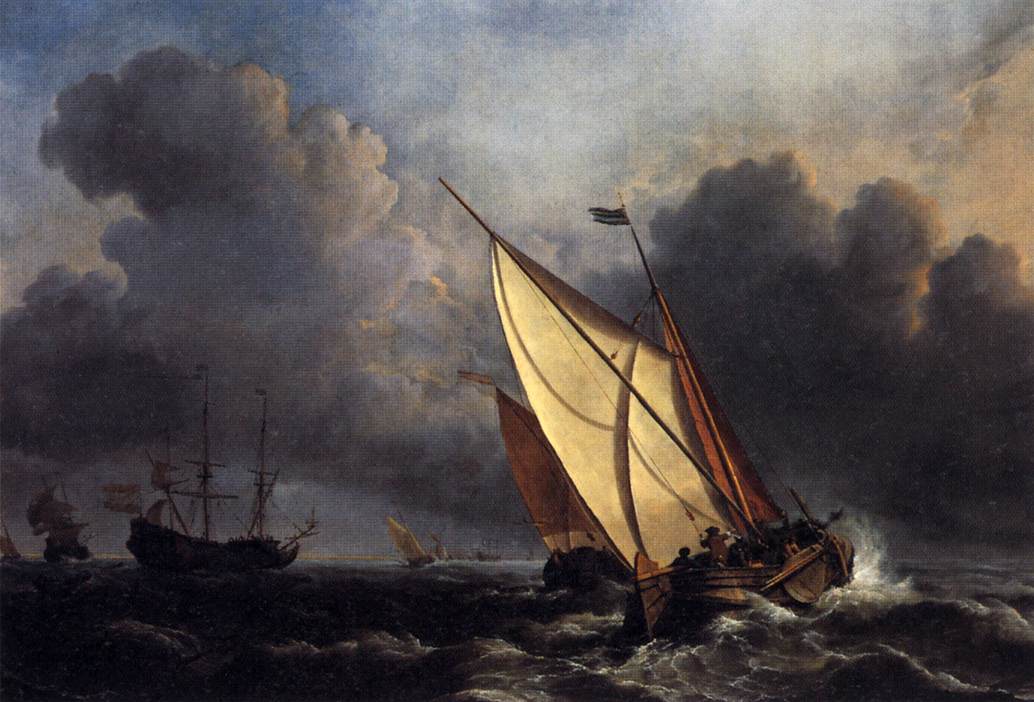 Dutch Fishing Boats in a Storm (1801).