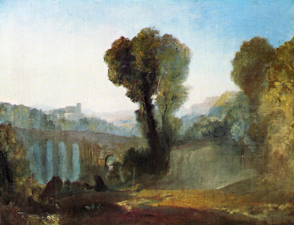 Ariccia Sunset (1828).