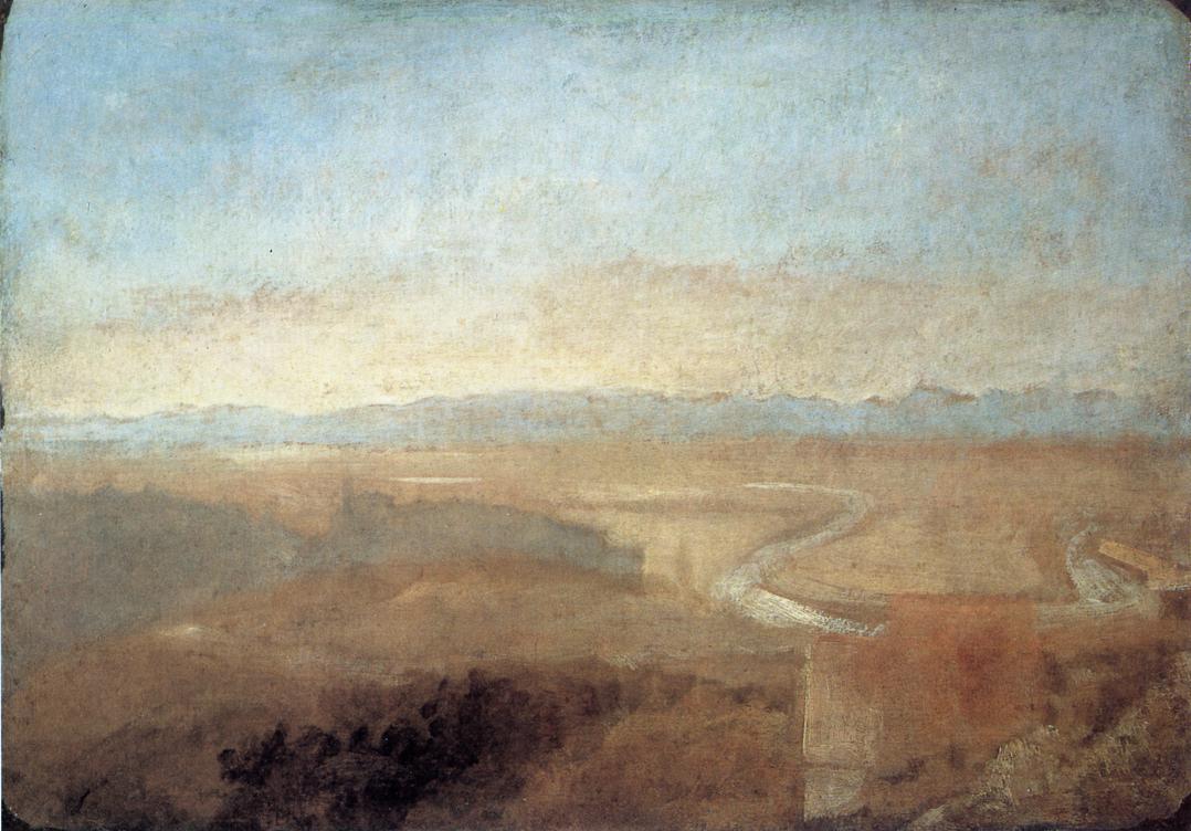 Hill Town on the Edge of the Campagna (1828).