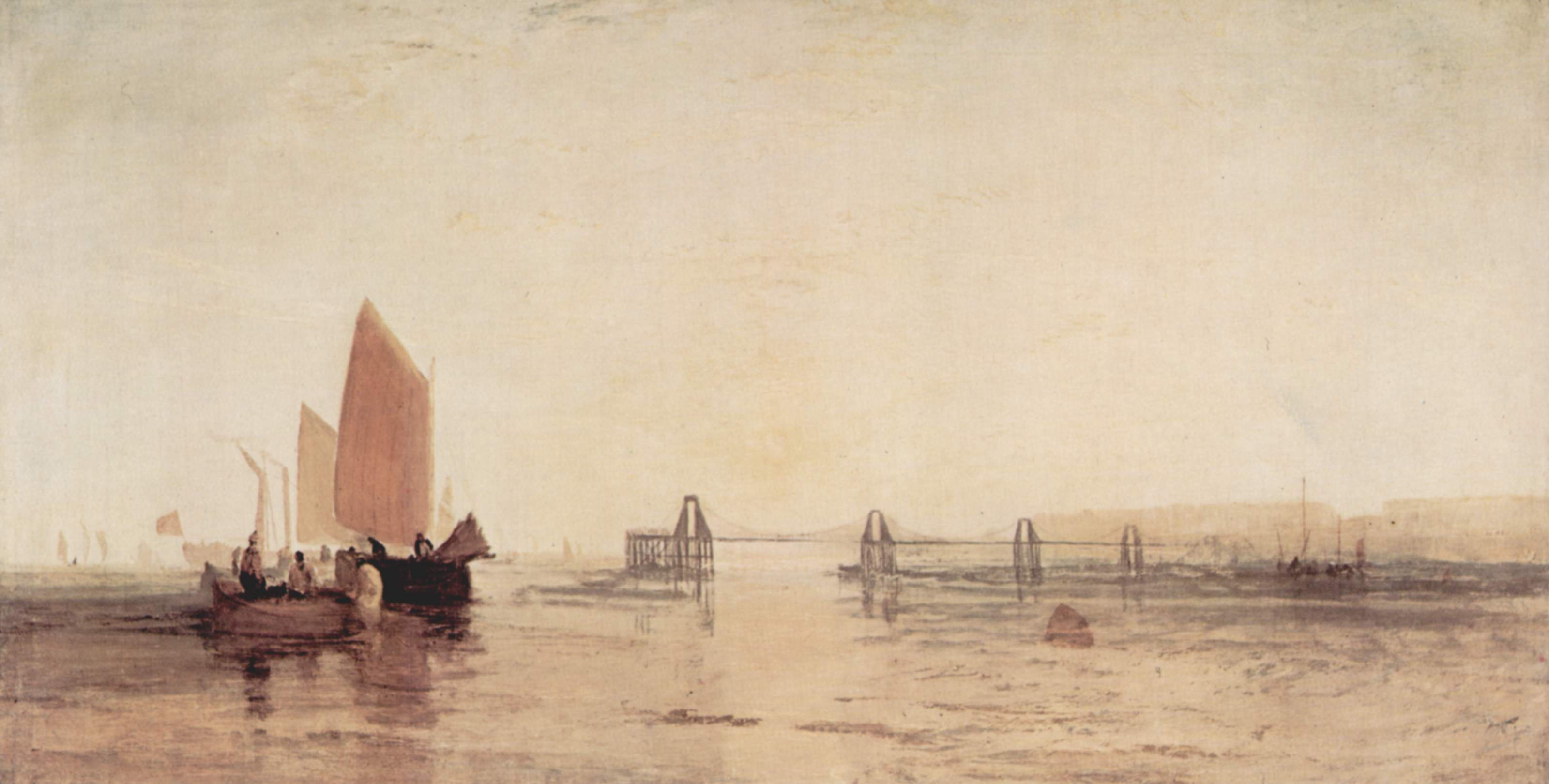 The Chain Pier, Brighton (1828).