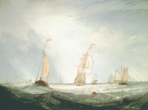 Helvoetsluys Ships Going out to Sea (1832).