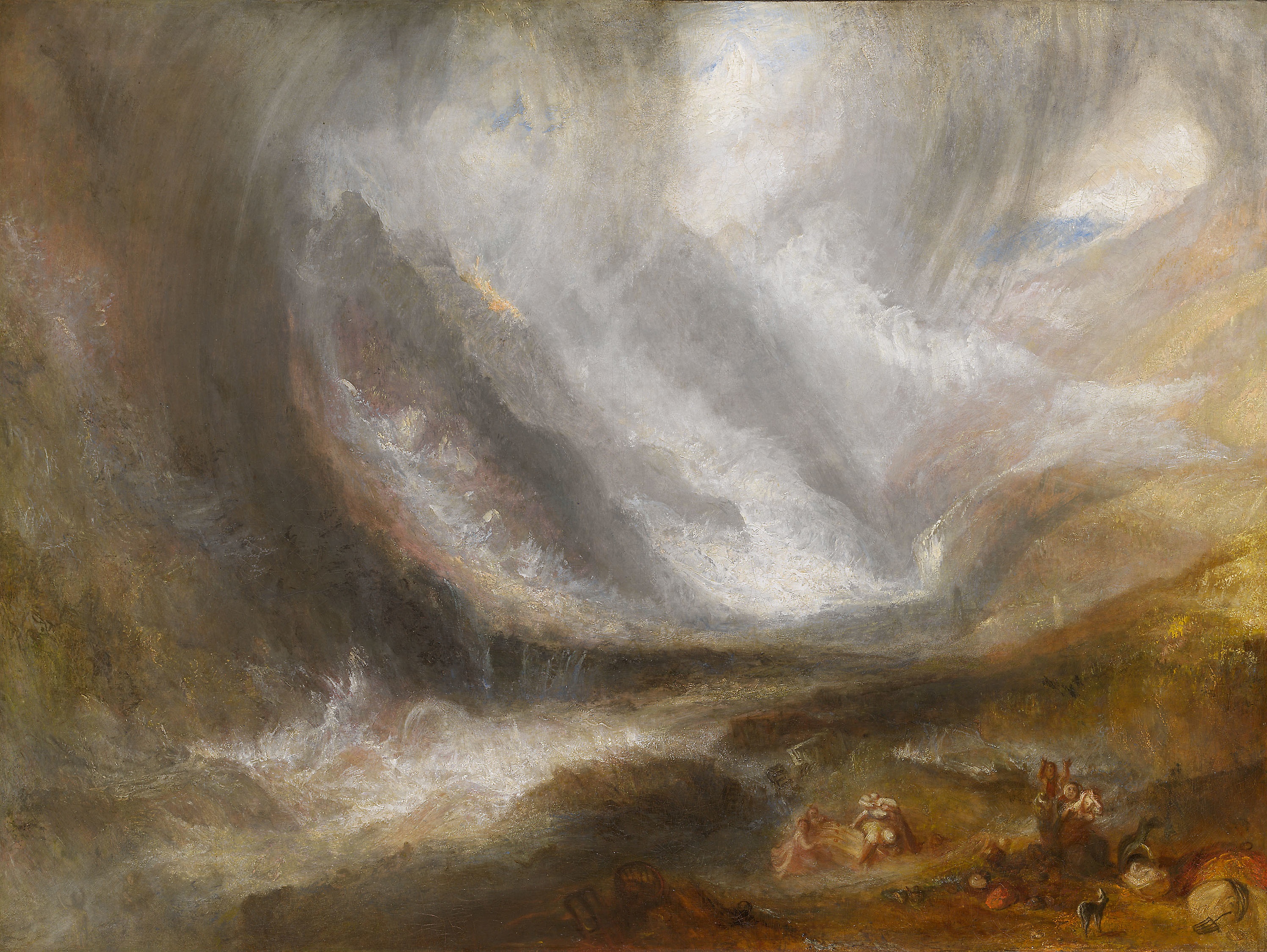 Valley of Aosta: Snowstorm, Avalanche, and Thunderstorm (1837).