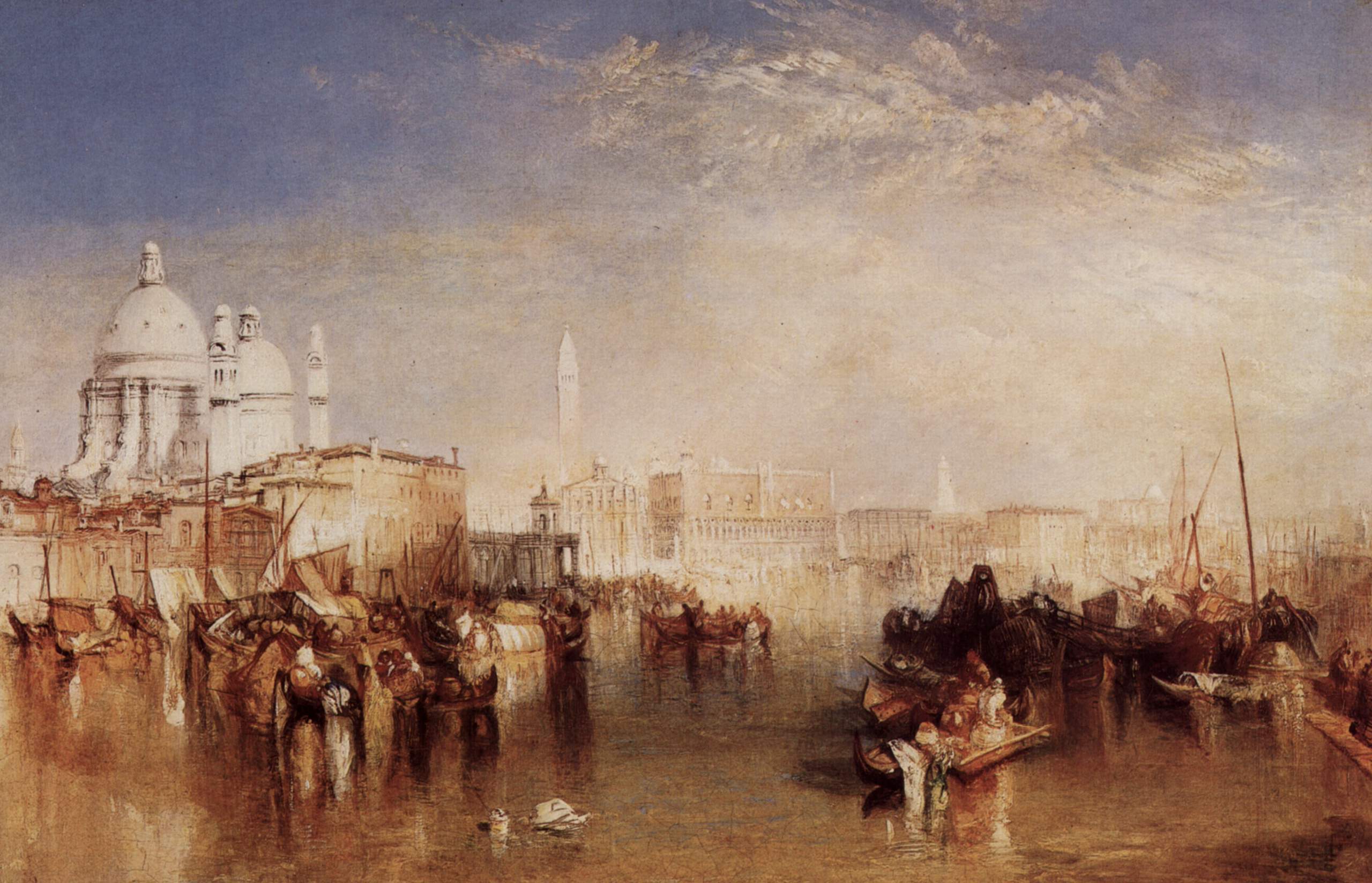 Venice, seen from the Giudecca Canal (1840).