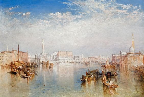 View of Venice. The Ducal Palace, Dogana and Part of San Giorgio (1841).