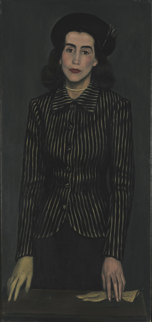 Portrait of Maria Rusen (1943).