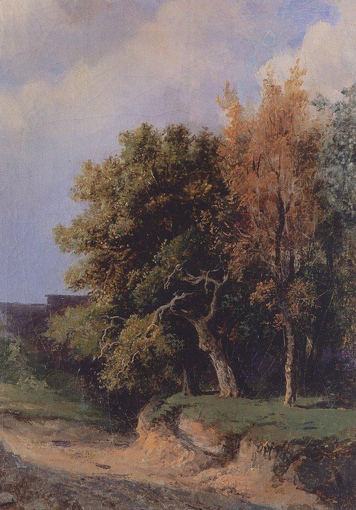 Landscape with road (1855).