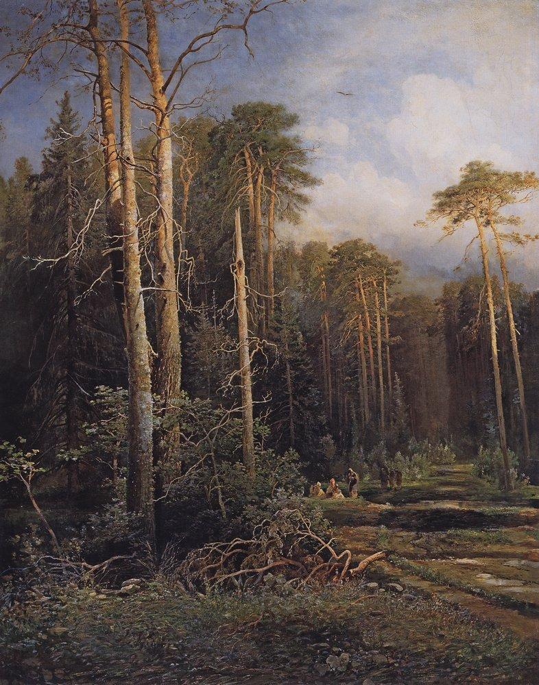 The road in the woods (1871).