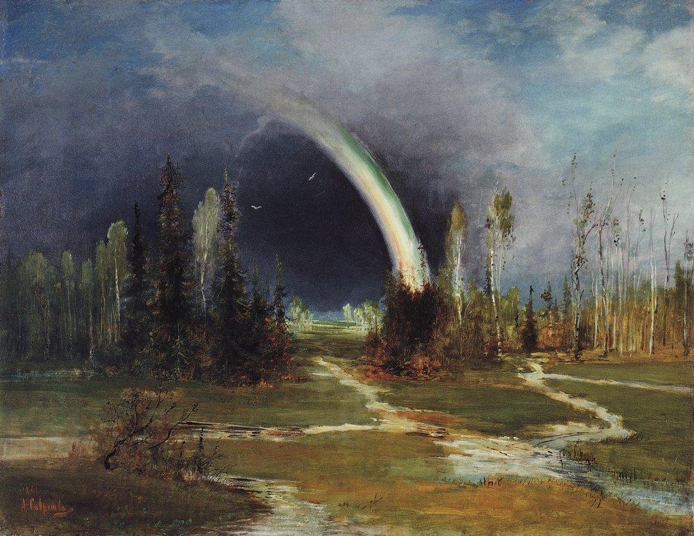 Landscape with a Rainbow (1881).