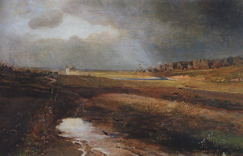 Landscape with Church (1885).