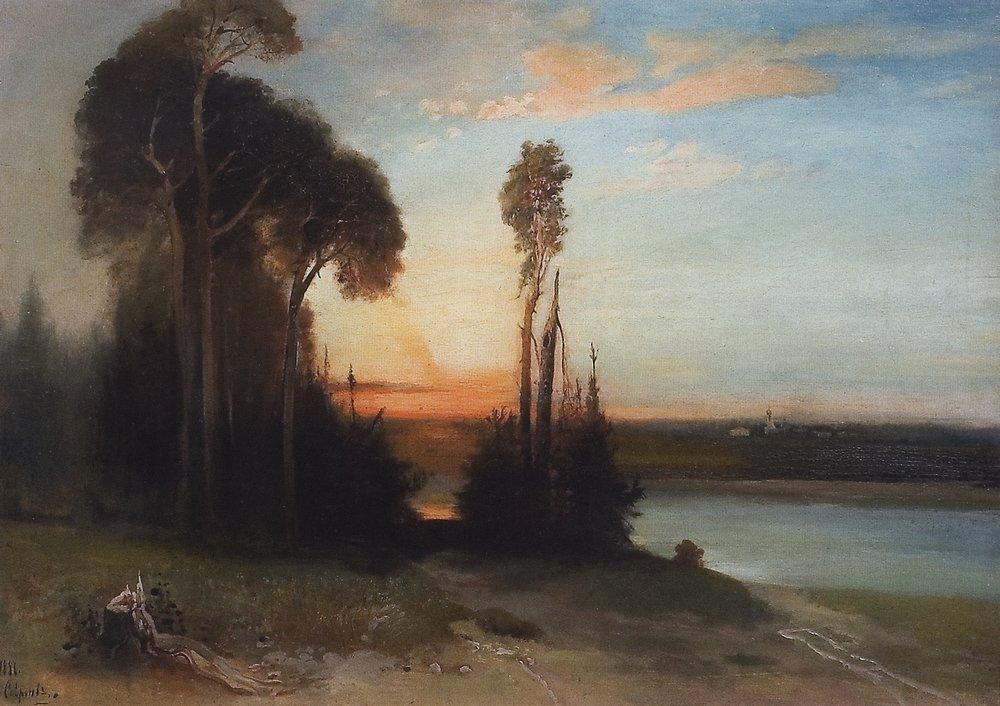 By evening (1886).