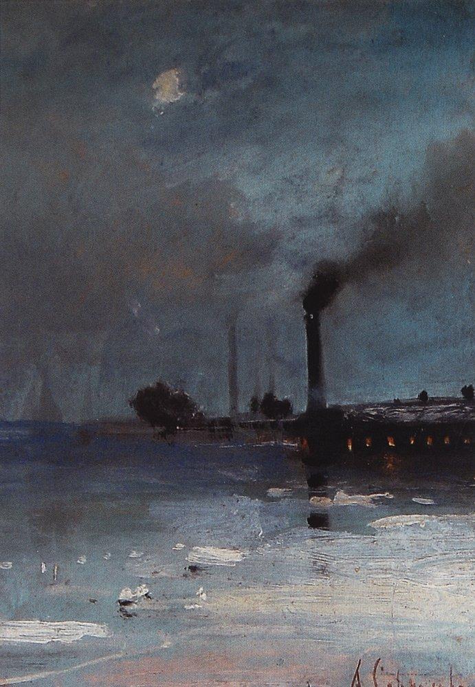 Drifting of ice (1890).