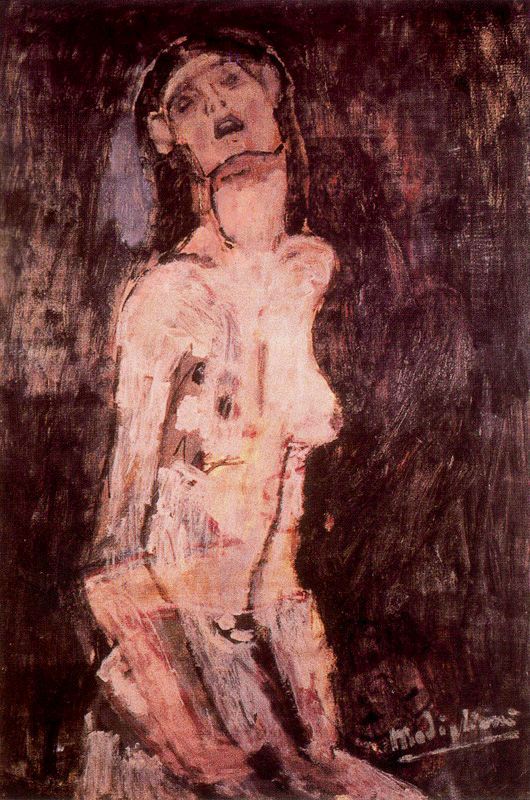 A suffering nude (1909).