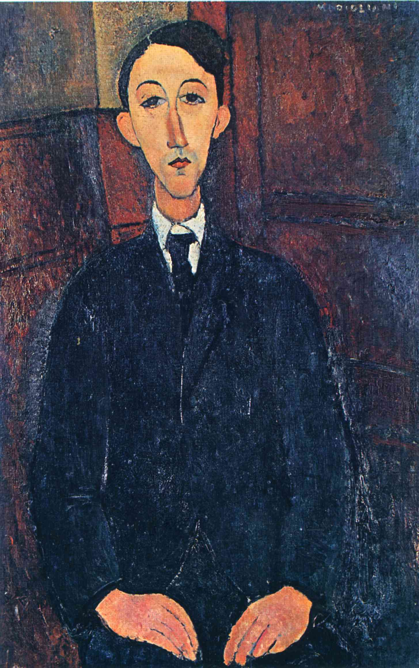 Portrait of the painter Manuel Humbert (1916).