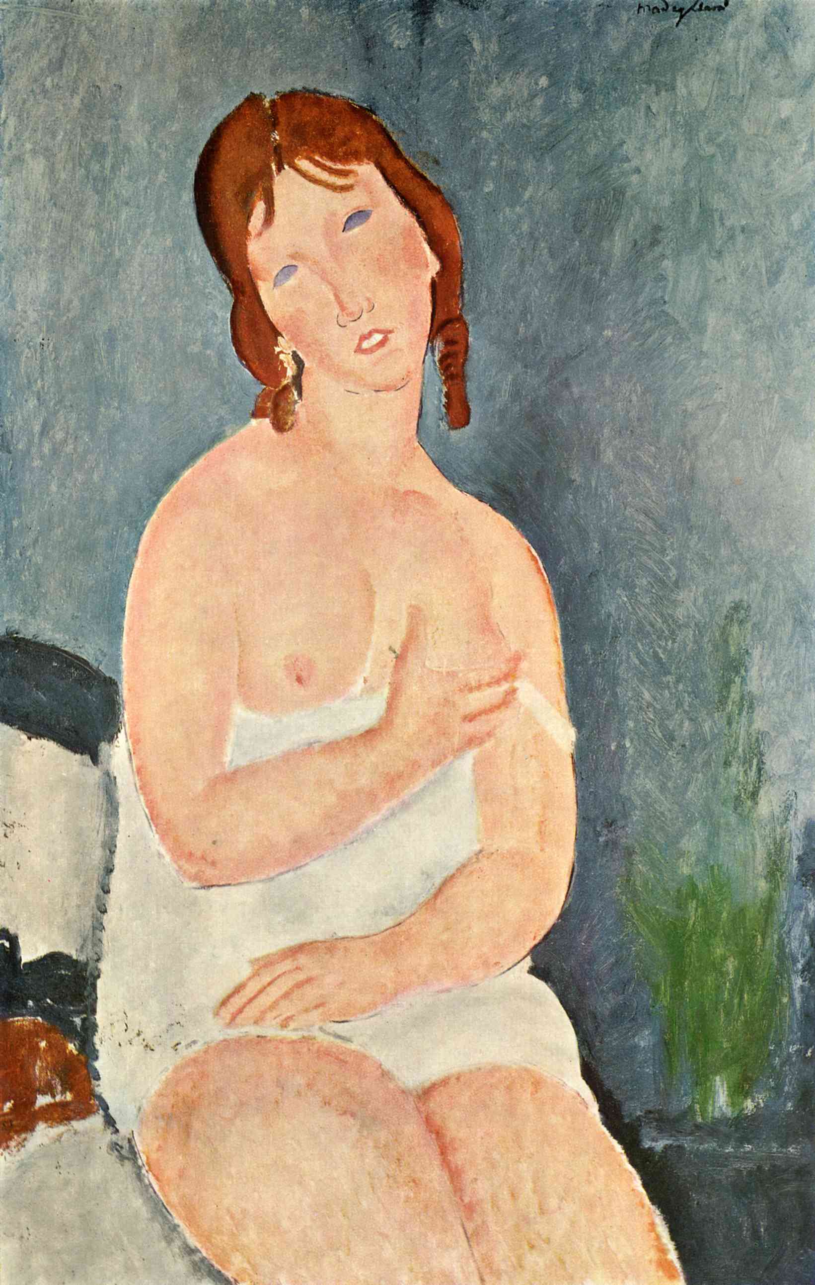 Young Woman in a Shirt (The Little Milkmaid) (1917).