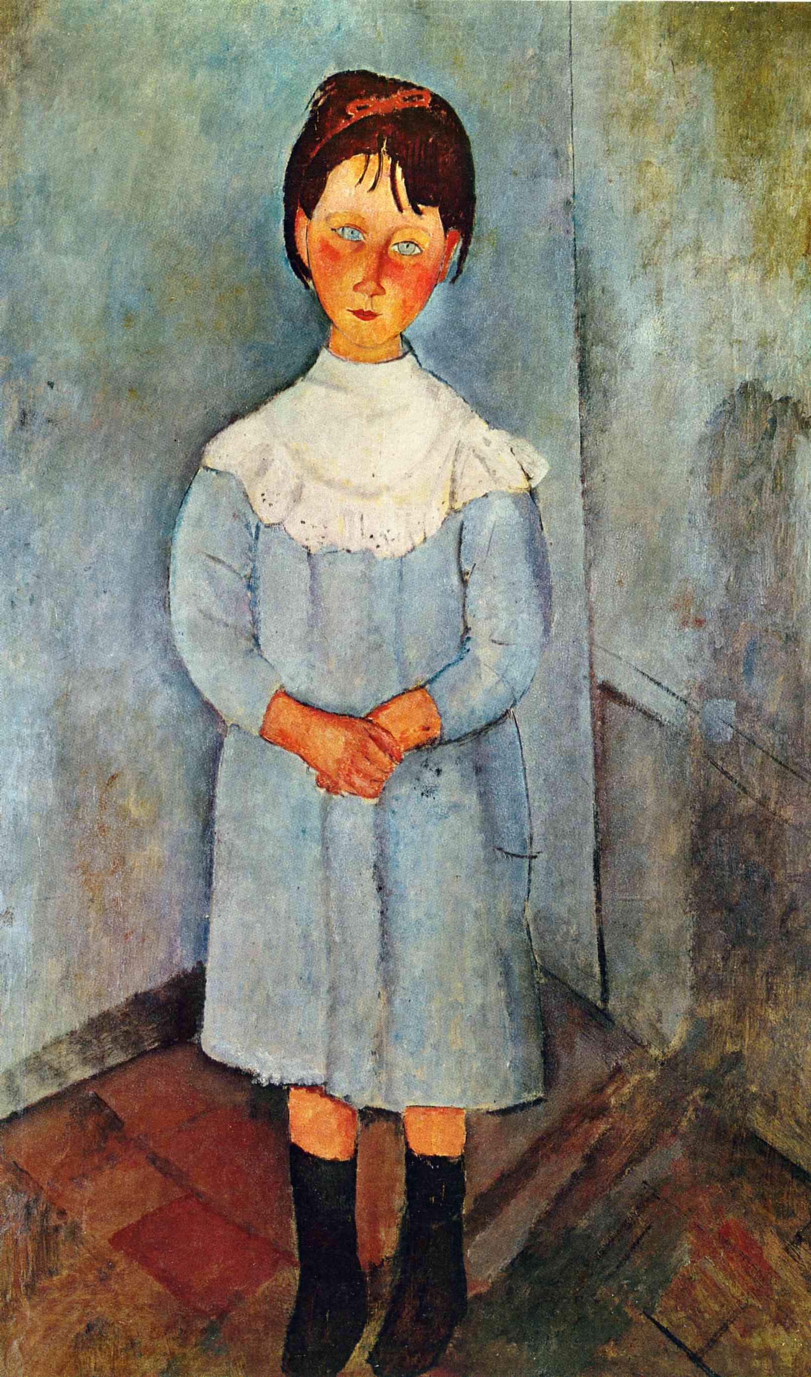 Little girl in blue (1918).