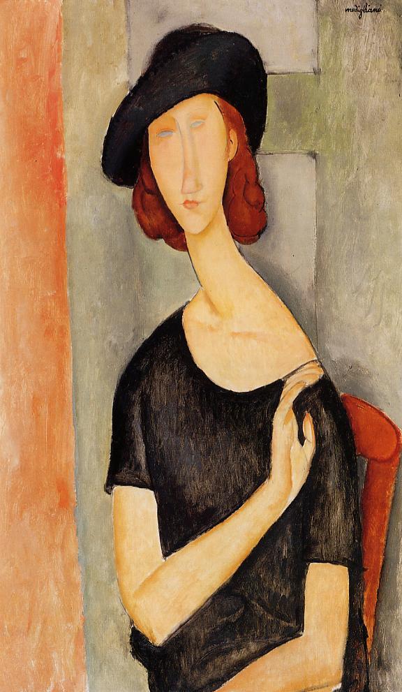Jeanne Hebuterne in a Hat (1919).