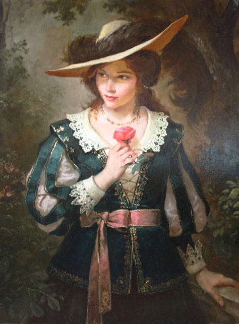 Lady with a rose (2010).