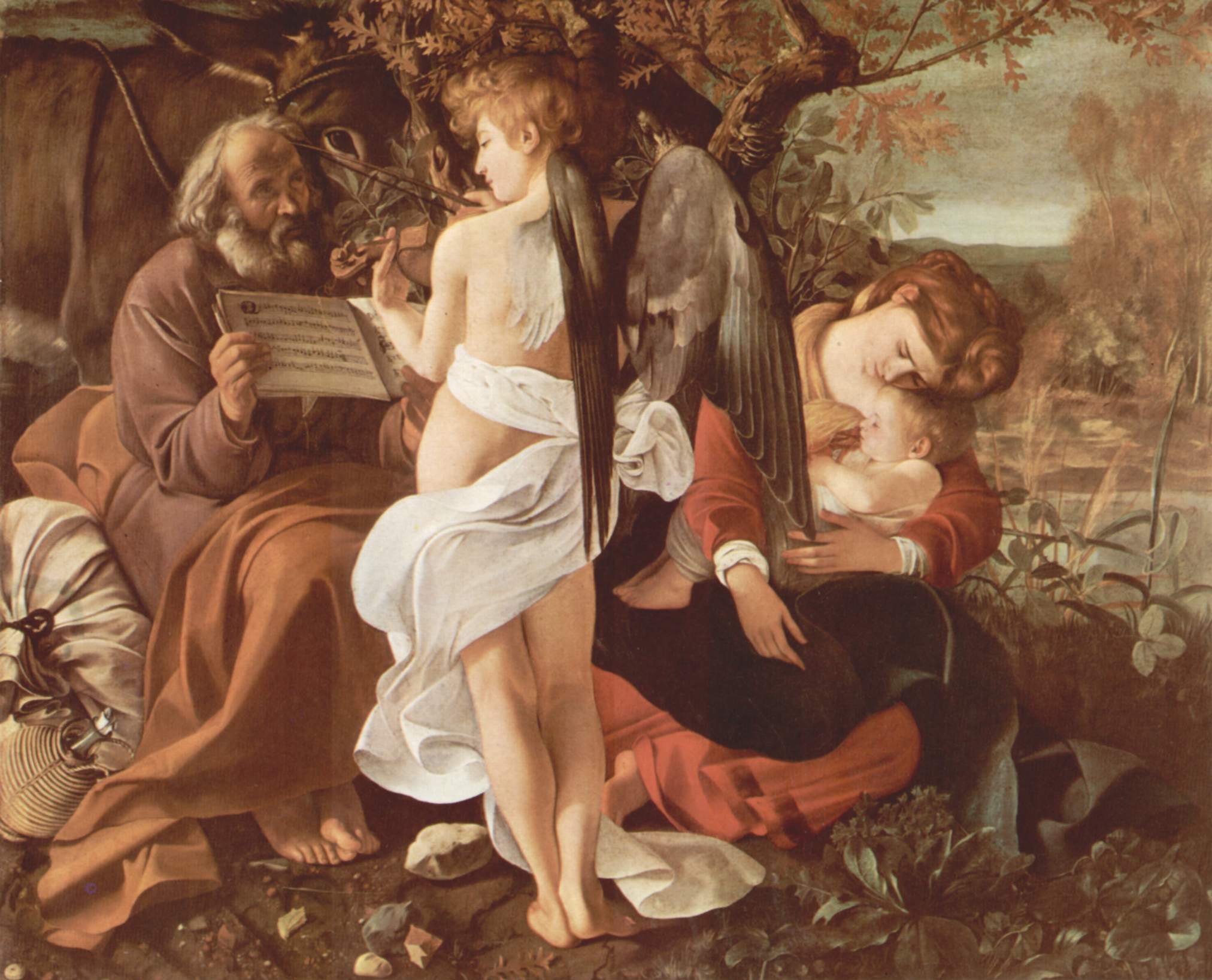Rest on the Flight into Egypt (1597).