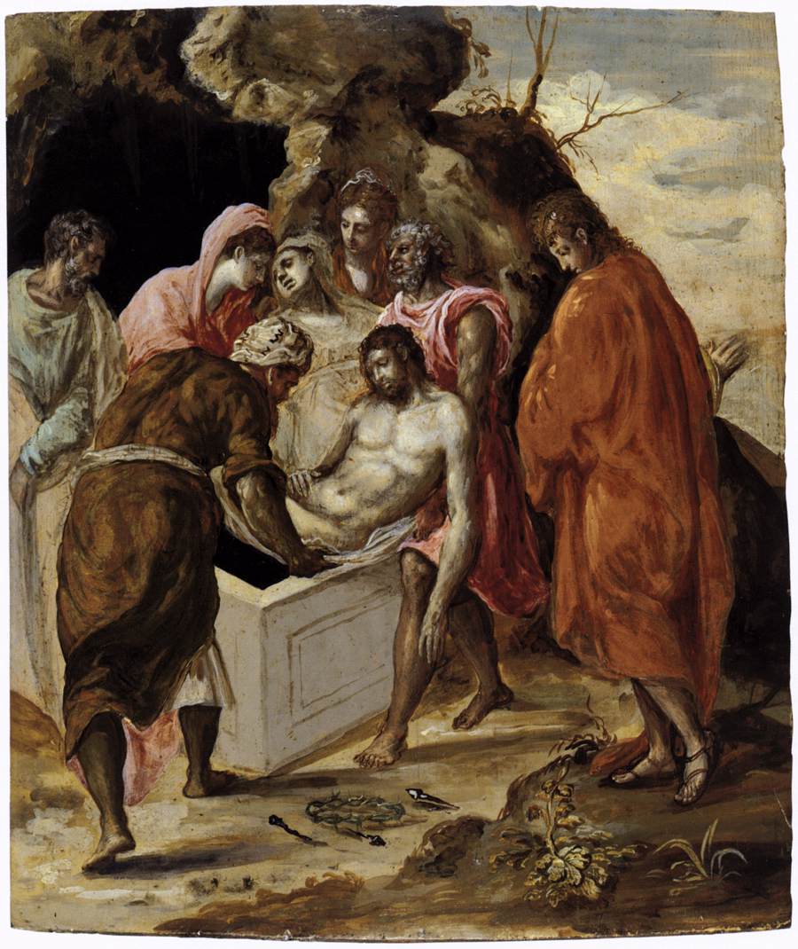 Deposition in the tomb (1575).