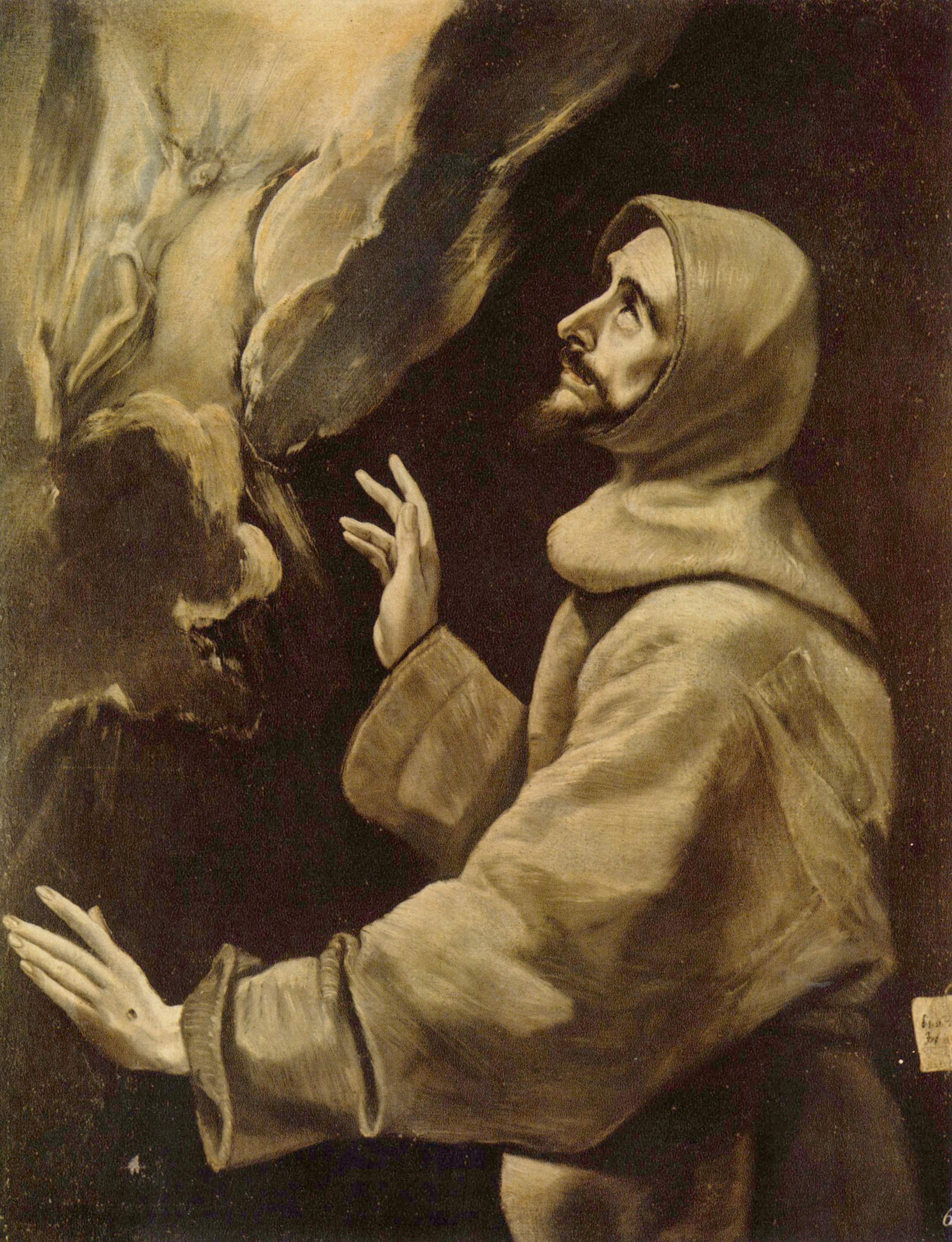 St. Francis receiving the stigmata (1578).
