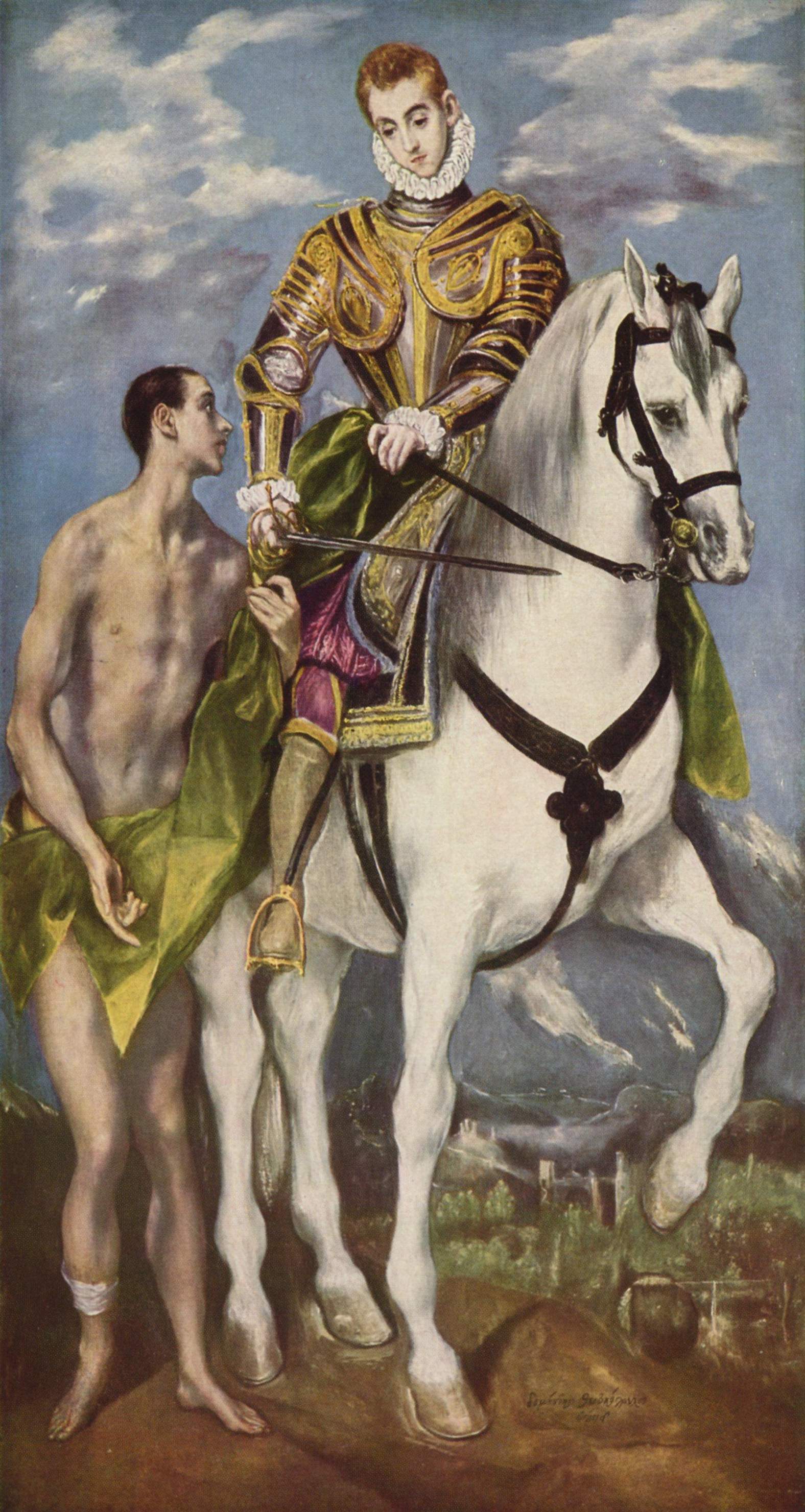 St. Martin and the Beggar (1598).