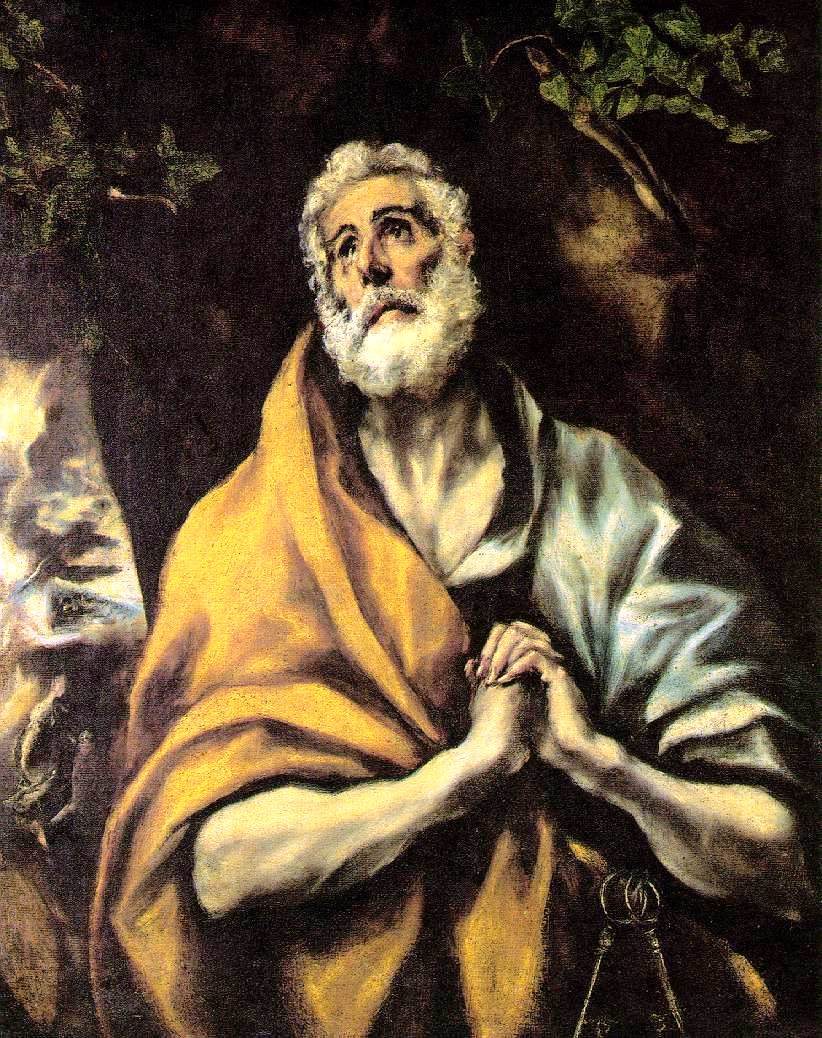 The Repentant Peter (1600).